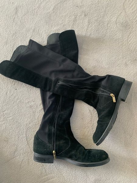 Long suede outlet boots