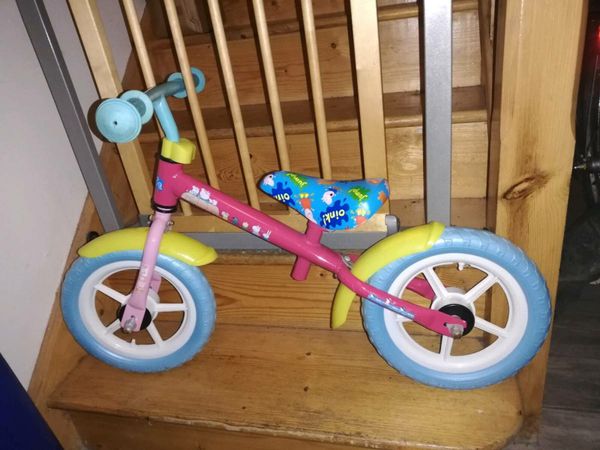 12 inch peppa shop pig balance bike