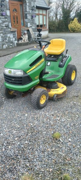 John deere la145 online mower deck for sale