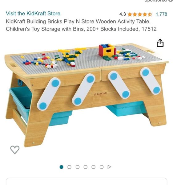 Lego table for sale in Co. Waterford for €50 on DoneDeal