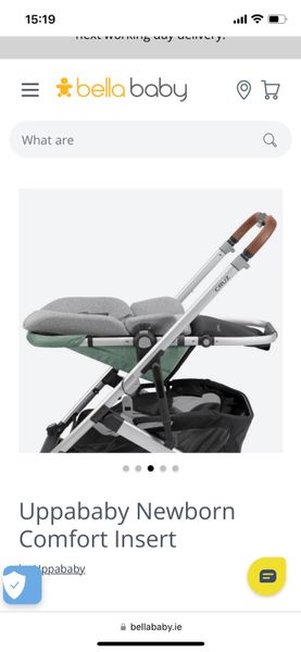 Uppababy vista newborn clearance insert