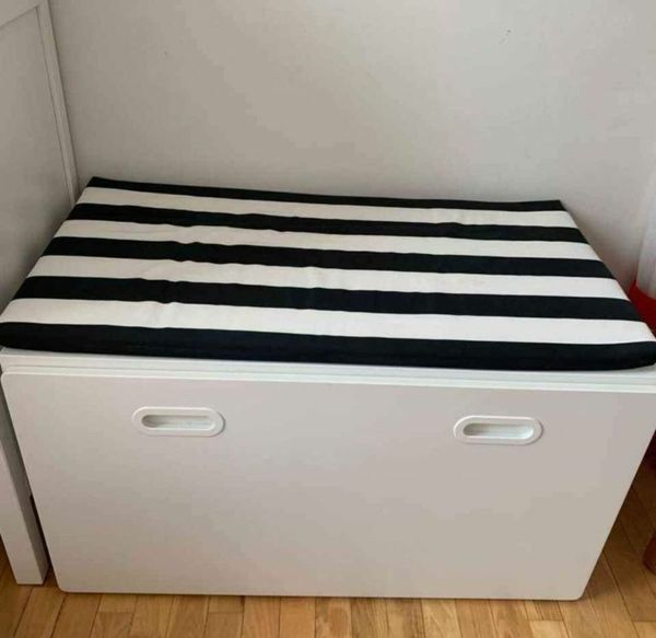 Ikea stuva bench with deals toy storage