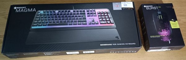 Roccat MAGMA Keyboard and BURST Mouse