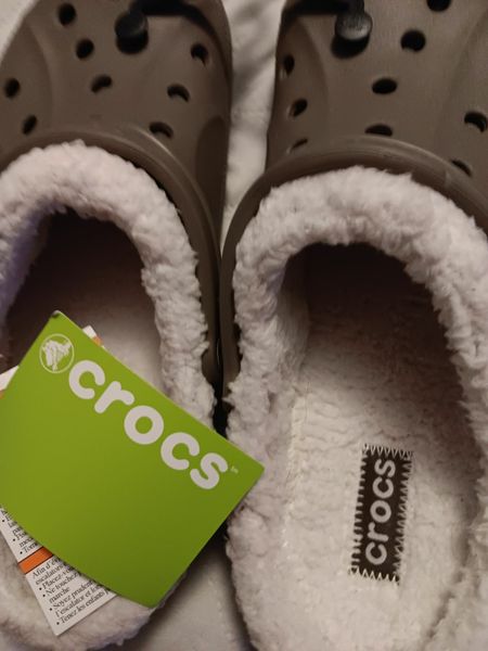 Fuzzy crocs online sale