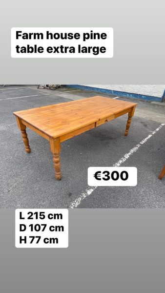 Large farm store table for sale