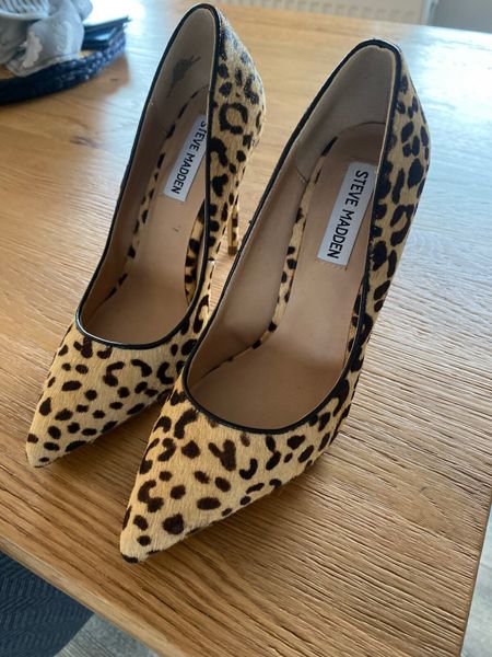 Steve madden outlet leopard print pumps