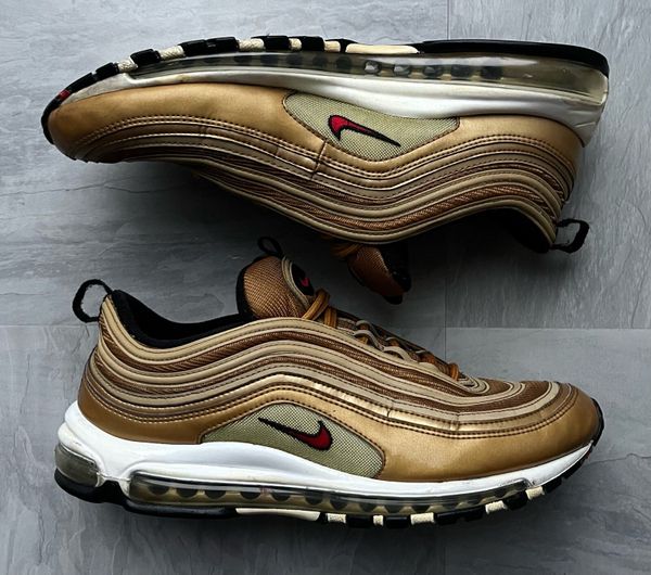 Metallic gold nike air max clearance 97