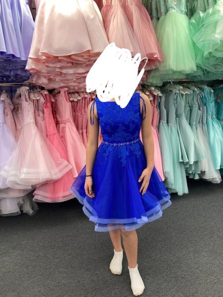 Royal blue shop confirmation dresses