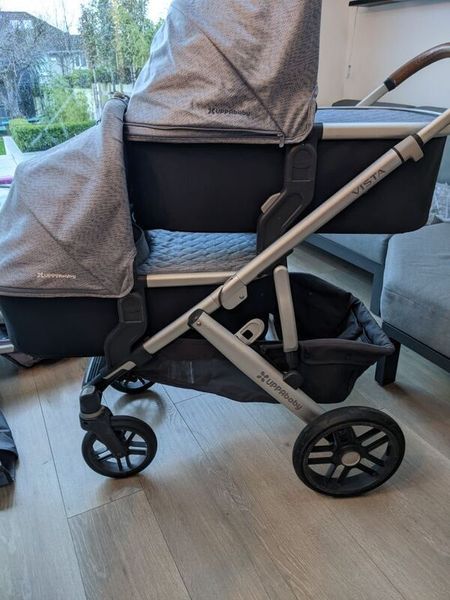 Uppababy vista double used best sale for sale