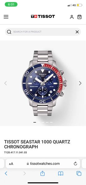 Men's tissot watch clearance sale