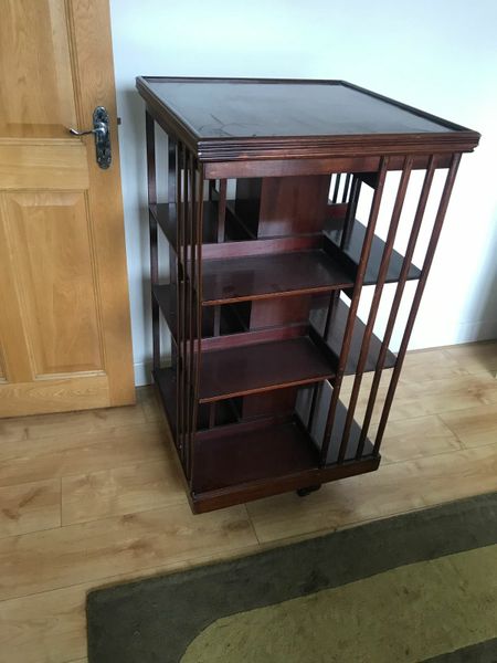 Revolving bookcase for deals sale