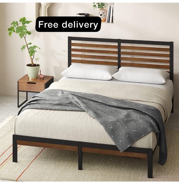 King bed deals frame in store