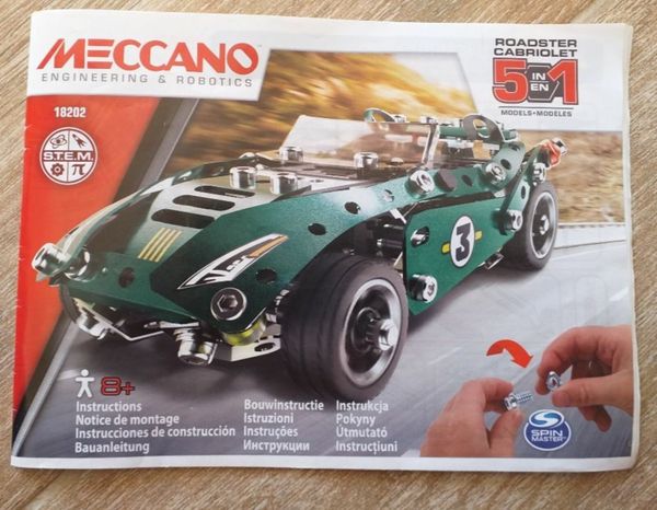 Meccano roadster store 5 in 1