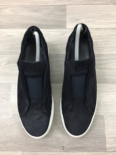 Axel arigato platform sales sneaker black suede leather