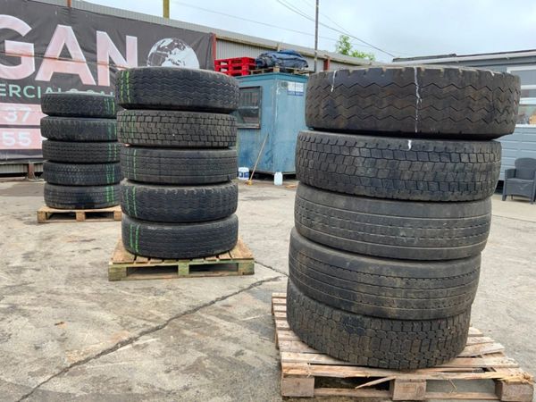 PART WORN / USED TRUCK TYRES.........22.5. 305323237
