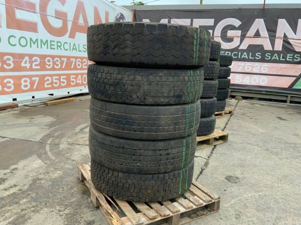 PART WORN / USED TRUCK TYRES.........22.5. 305323238
