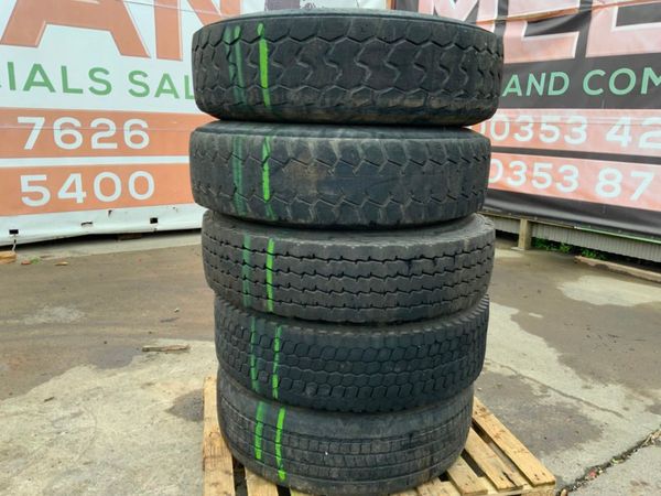PART WORN / USED TRUCK TYRES.........22.5. 305323241