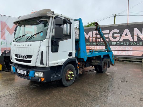 Iveco Euro Cargo 7.5 TON Chain Lift Skip Truck... 305779929