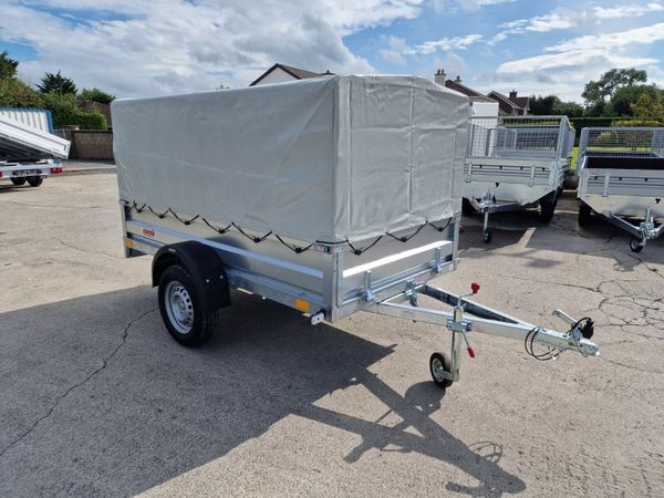 7ft8x4ft3 Trailer with mesh and cover 303851527