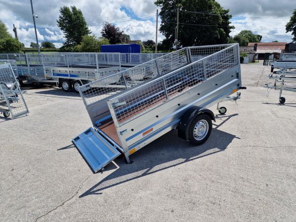 7ft8x4ft3 Trailer with mesh and cover 303851547