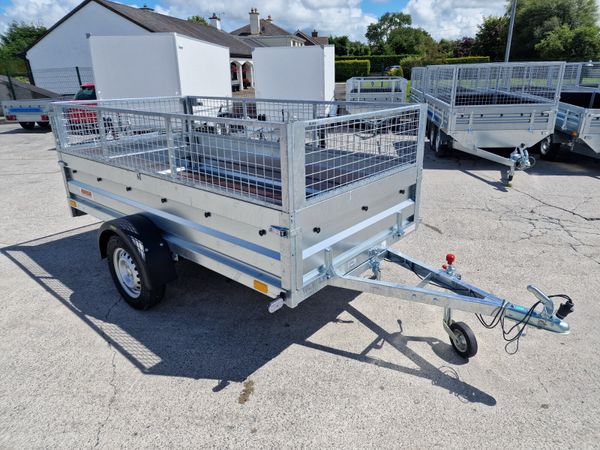 7ft8x4ft3 Trailer with mesh and cover 303851575