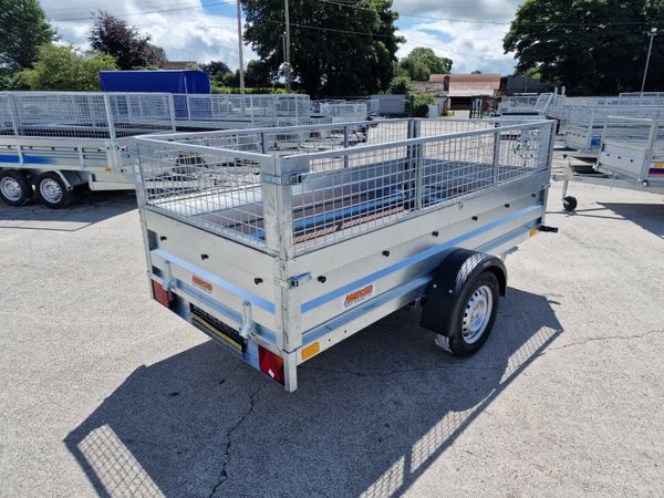 7ft8x4ft3 Trailer with mesh and cover 303851576