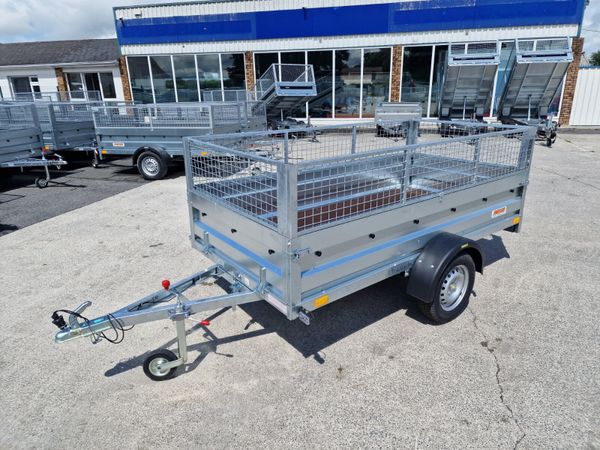 7ft8x4ft3 Trailer with mesh and cover 303851577