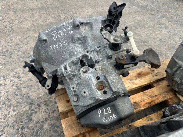 2016 peugeot 2008 208 PETROL GEARBOX...P28G106 314546026