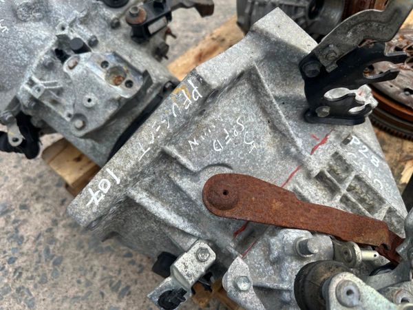 2013 PEUGEOT 107 PETROL GEARBOX....P28G110 314552317