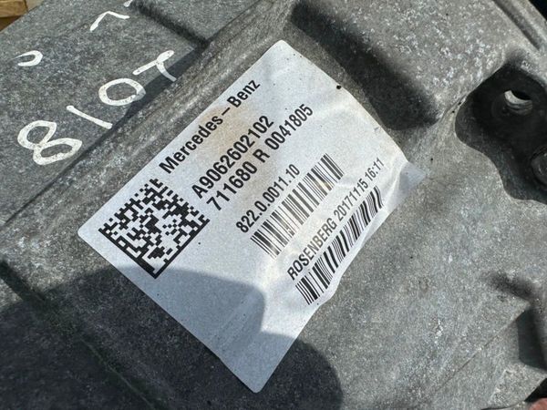 2018 MERCEDES SPRINTER 2.2 GEARBOX...P30G117 314552690