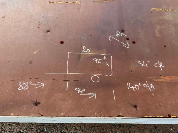 TWIN WHEEL CURTAINSIDE TRAILER CHASSIS...188 316510563