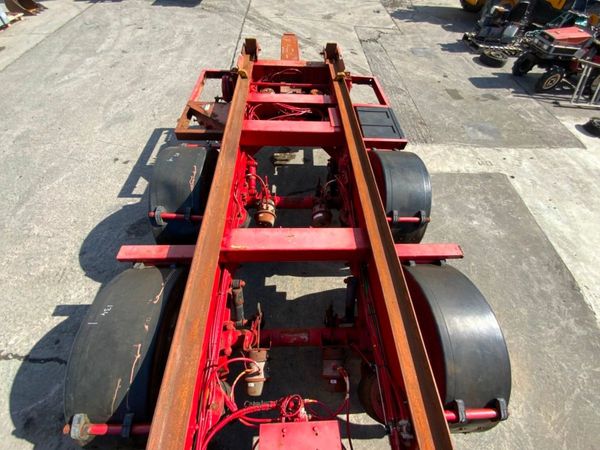 OLDBURY TRI AXLE HOOK SKIP TRAILER...1815. 317727859
