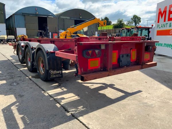 OLDBURY TRI AXLE HOOK SKIP TRAILER...1815. 317727851