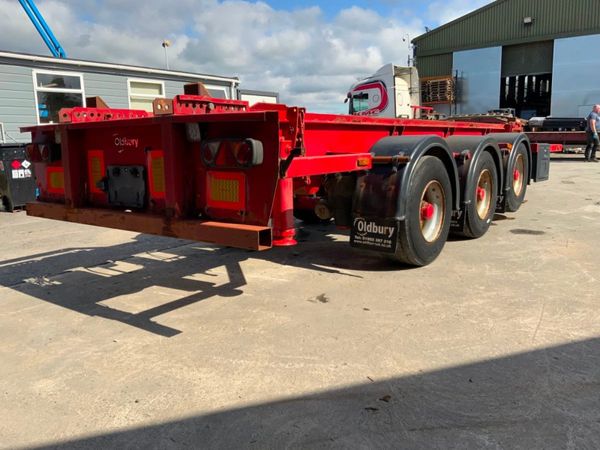 OLDBURY TRI AXLE HOOK SKIP TRAILER...1815. 317727867