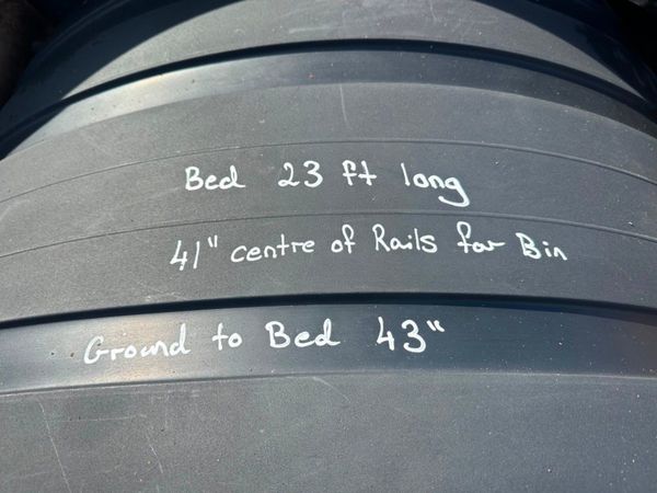 BOUGHTON TRI AXLE HOOK DRAG TRAILER...1816 318342370