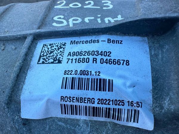2023... MERCEDES SPRINTER...2.2 ...W907 GEARBOX 319516484