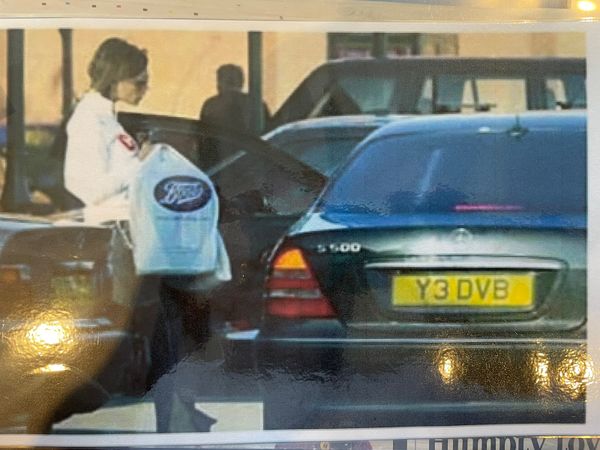 DAVID AND VICTORIA BECKHAM 2001 MERCEDES S500 LWB 310982806