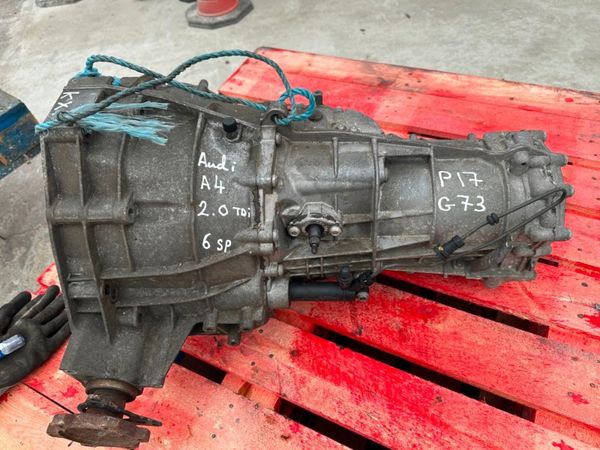 AUDI A4...2.0 TDI 6 SPEED GEARBOX......P17G73 312338209