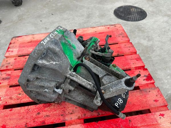 2010 RENAULT CLIO 1.2 PETROL GEARBOX...P18G76 312338473