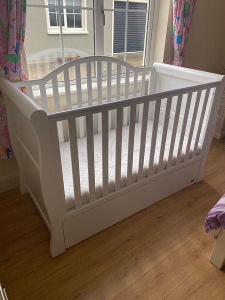 Br baby oslo sleigh cot bed hotsell