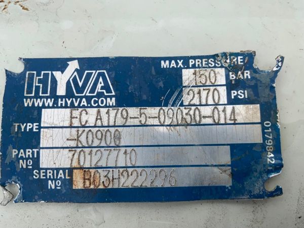 Trailer Trailer Hyva FC A179 Trailer Tipping Ram. 326565678