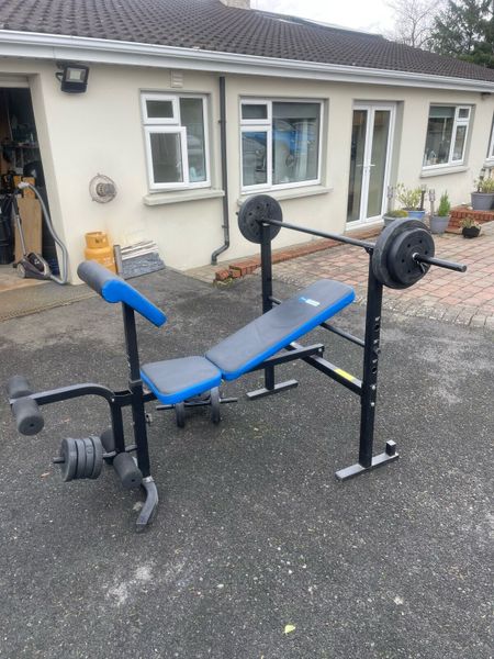 Opti weights bench with 30kg sale