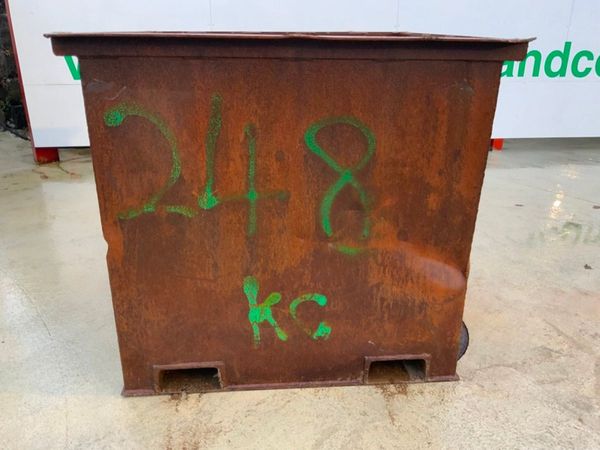 STEEL STORAGE CUBE....SCRAP METAL.....13v. 327085972