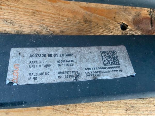 2023 MERCEDES SPRINTER REAR AXLE ASSEMBLY. 328856515