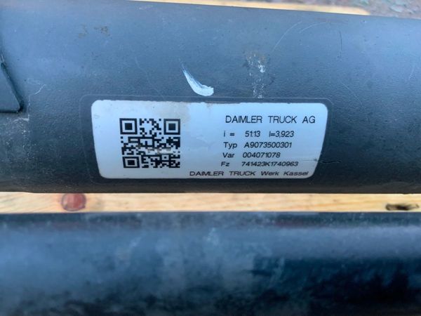 2023 MERCEDES SPRINTER REAR AXLE ASSEMBLY. 328856517