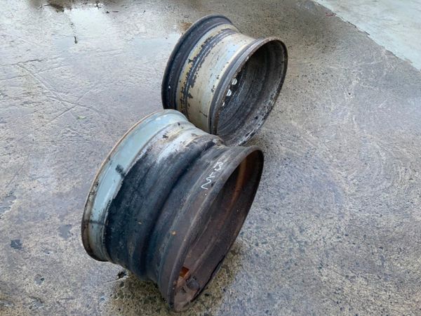 Volvo FMX Super Single Steel Rims...steer Axle. 328866365