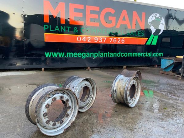 Volvo FMX Super Single Steel Rims...steer Axle. 328866366