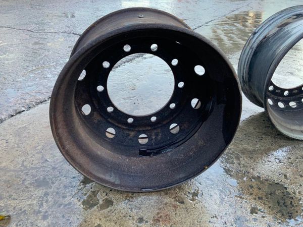Volvo FMX Super Single Steel Rims...steer Axle. 328866360