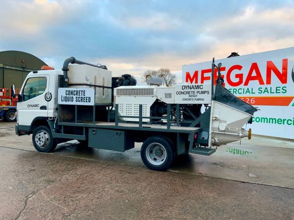 2010 MITSUBISHI CANTER CONCRETE PUMP.. 329910954