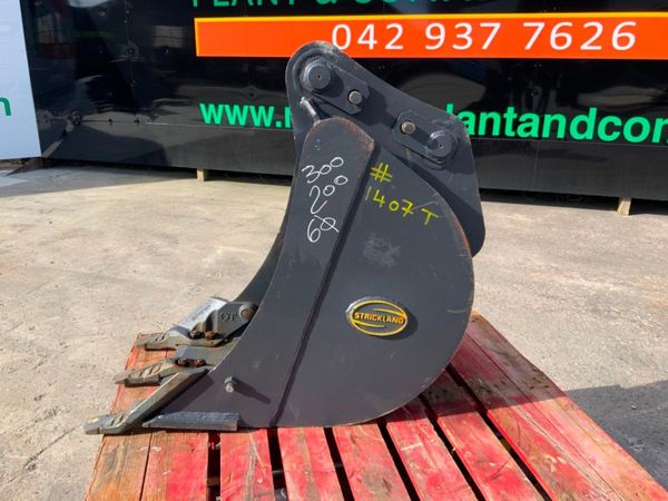 UNUSED 18" STRICKLAND BUCKET 60mm PINS...1407 321334802